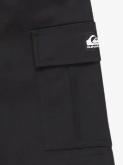 Quiksilver Taxer - Short de marche cargo pour Garçon 8-16 BLACK Hot