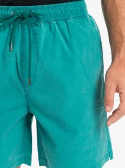 Quiksilver Taxer Ws - Short taille élastique pour Homme TEALGREEN Sale
