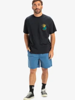 Quiksilver Taxer Ws - Short taille élastique pour Homme ESTATEBLUE Discount