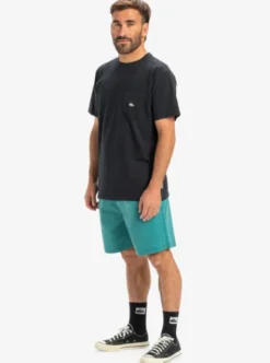 Quiksilver Taxer Ws - Short taille élastique pour Homme TEALGREEN Sale