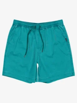 Quiksilver Taxer Ws - Short taille élastique pour Homme TEALGREEN Sale