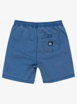 Quiksilver Taxer Youth 15" - Short de marche à taille élastique pour Garçon 8-16 ESTATEBLUE Fashion