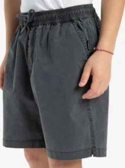 Quiksilver Taxer Youth 15" - Short de marche à taille élastique pour Garçon 8-16 BLACK Discount