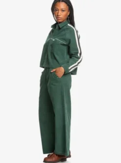 Quiksilver UNI - Chemise en velours côtelé pour Femme FOREST New