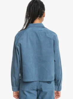 Quiksilver UNI - Chemise en velours côtelé pour Femme VINTAGEINDIGO Online
